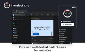 The Black Cat - Dark Themes For WebSites
