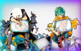 Deku and Shigaraki Clash of Heroes and Villains Live Wallpaper