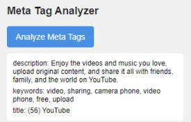 Meta Tag Analyzer