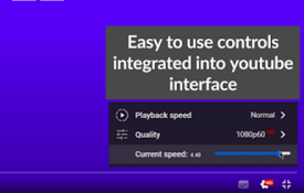 Custom Youtube Playback Speed