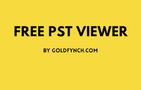GoldFynch - Free PST Viewer