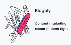 Blogely content marketing software
