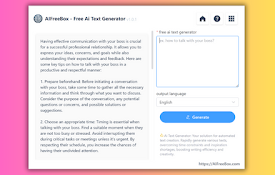 AI 文本生成器：写作工具 - AIFreeBox