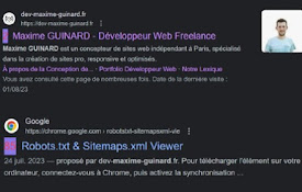 Site counter by title on the SERP ?