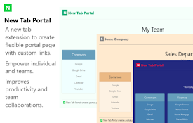 New Tab Portal