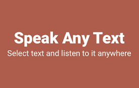 Speak Any Text