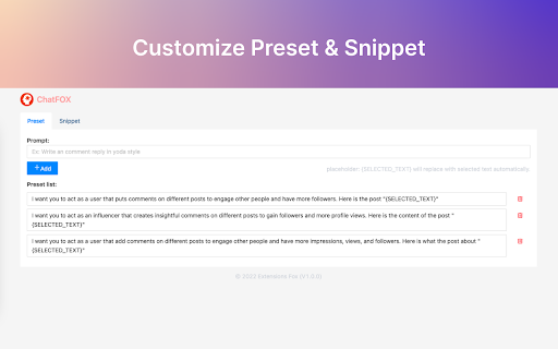 Plugin Screenshot
