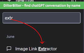 DilterBilter - ChatGPT Conversation Search