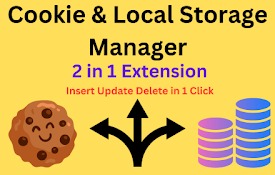 Cookie Editor and Storage Manager