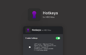 HBO Max Hotkeys
