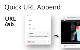 URL Quick Append