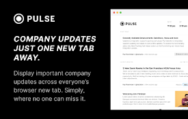 Pulse Start Page - New Tab