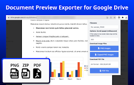Document Preview Exporter for Google Drive