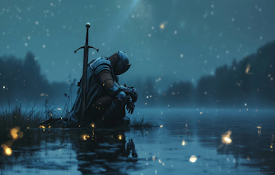 Sad Knight 4K Live Wallpaper New Tab