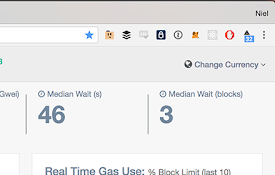 Ethereum Gas Price Extension