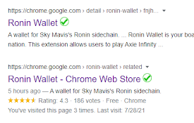 Axie Link Checker