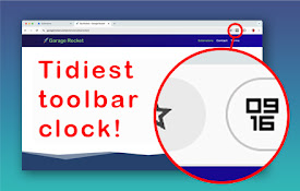 Icon Clock: tidiest toolbar time!
