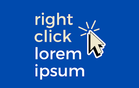 right click lorem ipsum
