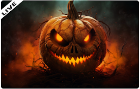 Halloween Horror Pumpkin Live Wallpaper