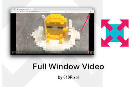 Full Screen Video for Youtube and more