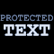 Dark Theme for Protected Text