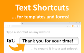 Text Expander: Text Shortcuts and Forms