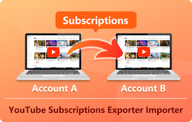 YouTube Subscriptions Exporter &amp; Importer