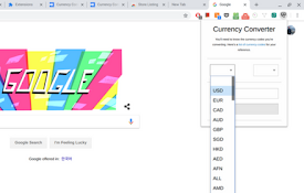 Popup Currency Converter