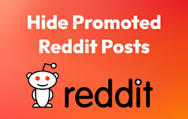 Reddit Ad Blocker - Hide Promoted Posts