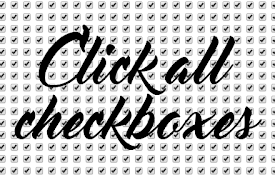 Click all checkboxes