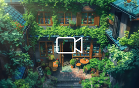 Ghibli Coffee Shop Live Wallpaper