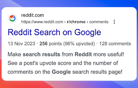Reddit Search on Google