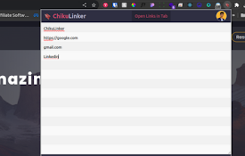 Chiku Linker - Open Links in Tab
