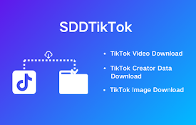 SDDTikTok-支持单个、批量免费下载TikTok视频图片，博主数据
