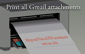 Print all Gmail attachments