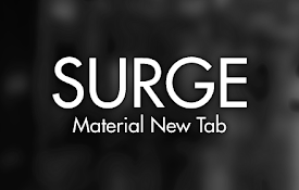 Surge - Material New Tab