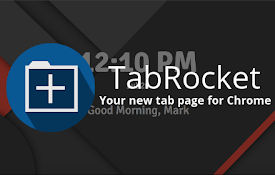TabRocket New Tab Page