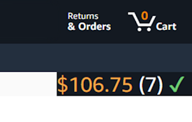Amazon Wishlist Subtotal