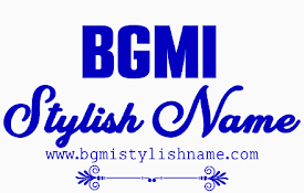 BGMI Stylish Name Generator