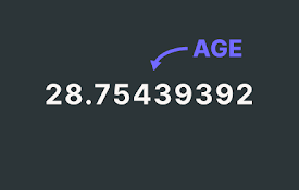 Daily Motivation - Age Counter