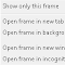 &quot;This Frame&quot; Context Menu