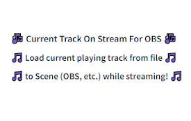 Current Track On Stream For OBS