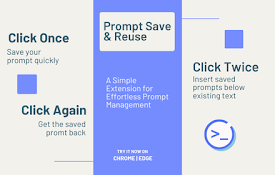 Prompt Save Reuse: ChatGPT &amp; Gemini