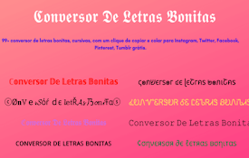 conversor de letras bonitas