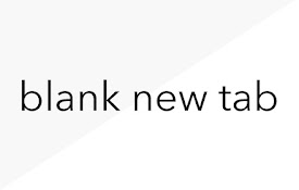 Blank New Tab Page