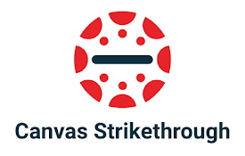 Canvas Strikethrough