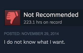 Steam Users Don&#39;t Know What They Want