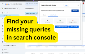 Search console buddy