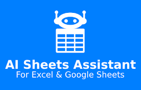 AI Sheets Assistant - For Excel &amp; Sheets