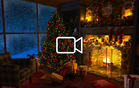 Christmas Cabin Live Wallpaper